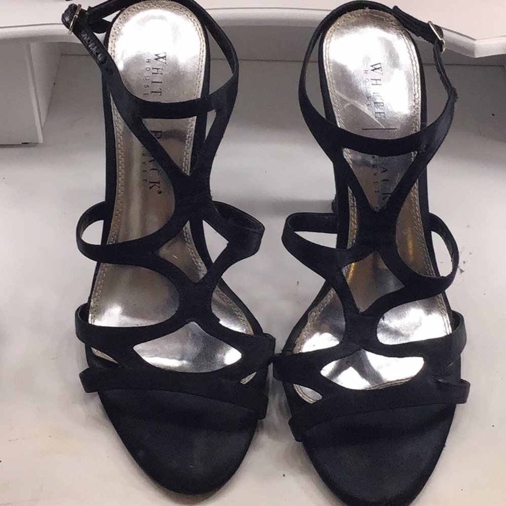 White House Black Market black Satin